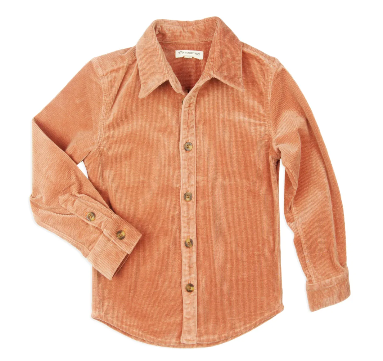 Appaman - Boys Bates Shirt in Clay Corduroy