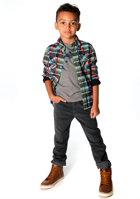 Appaman - Boys Flannel Shirt in Vineyard Park Plaid