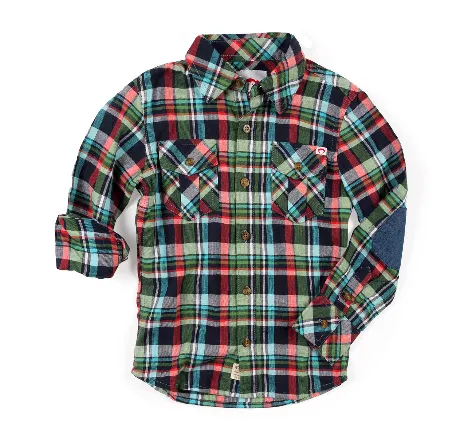 Appaman - Boys Flannel Shirt in Vineyard Park Plaid