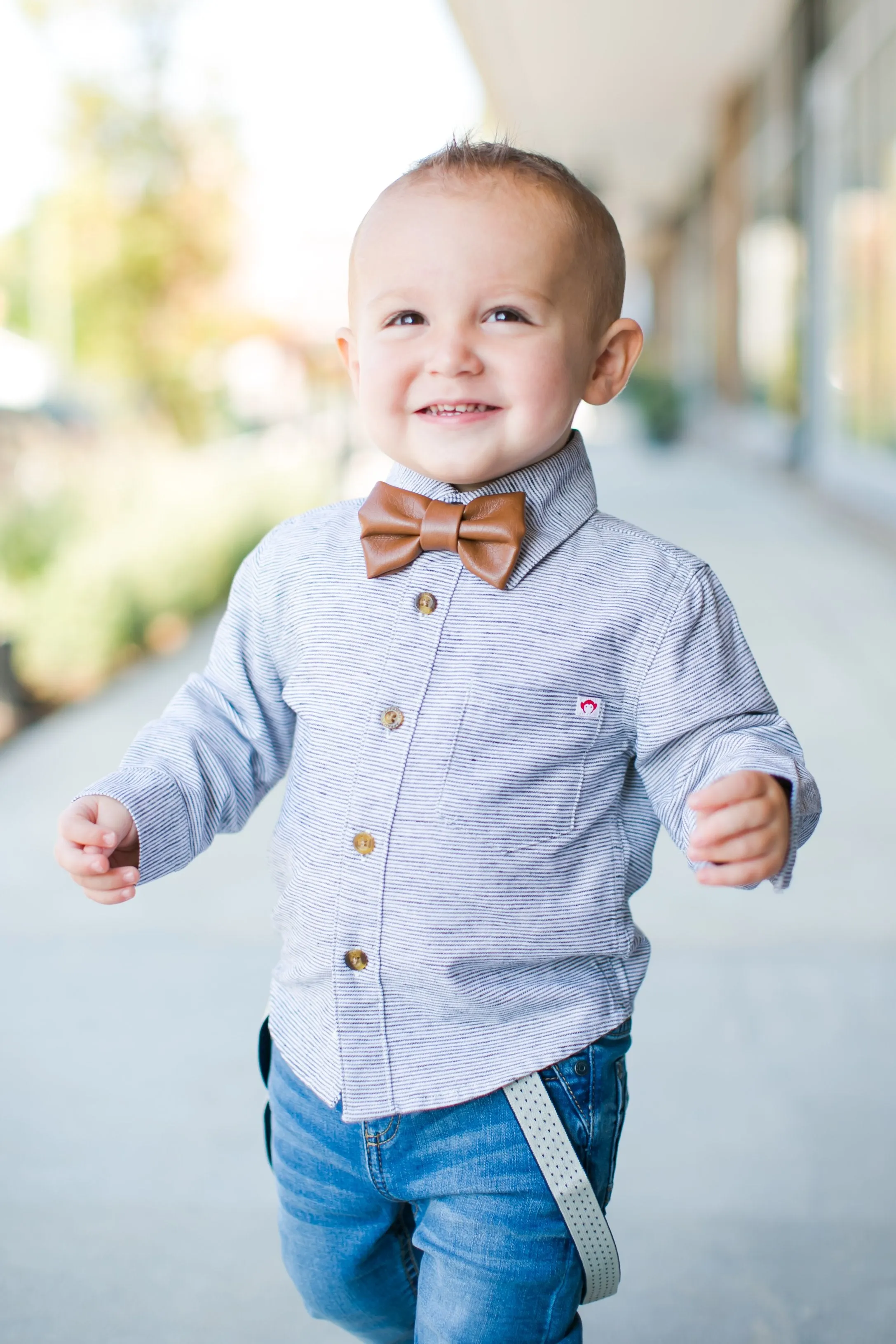 Appaman - Boys Remy Shirt in Grey Scale Stripe