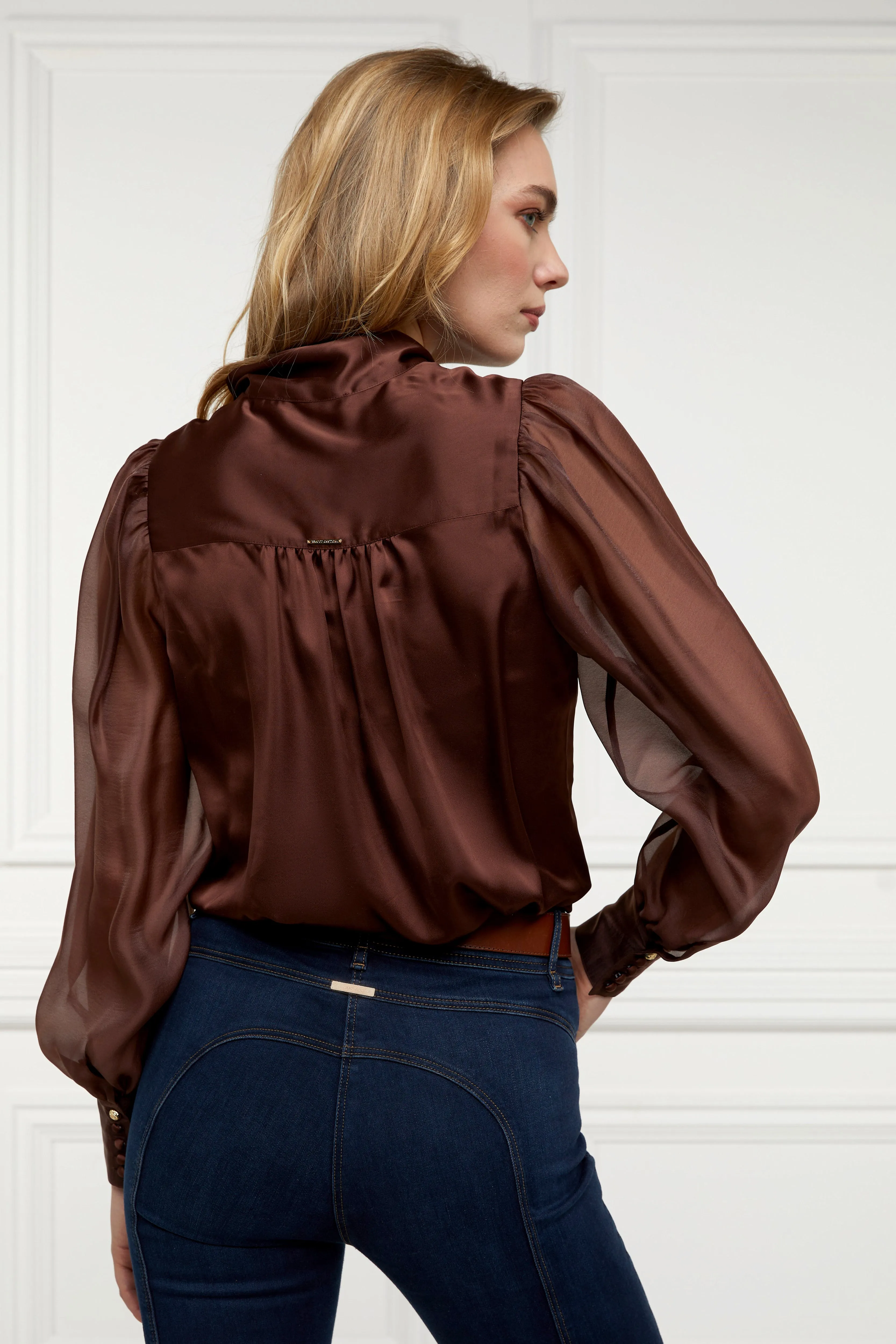 Ariella Blouse (Chocolate)