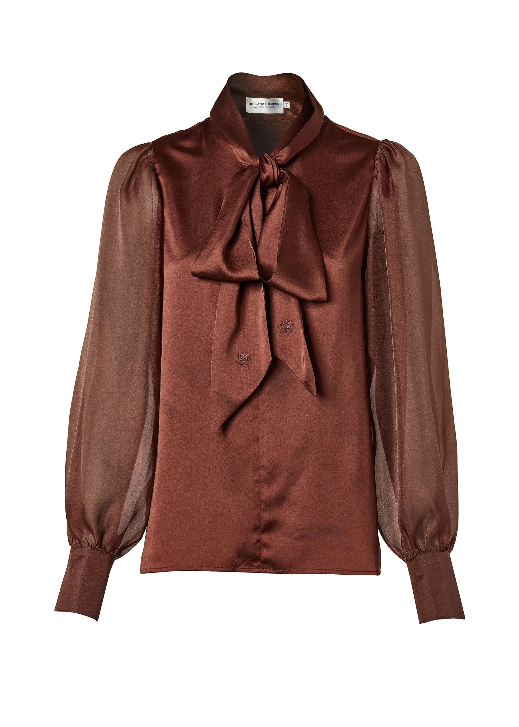 Ariella Blouse (Chocolate)