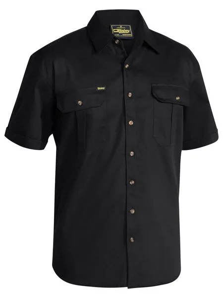 Bisley Workwear Original Cotton Drill Short Sleeve Shirt BS1433