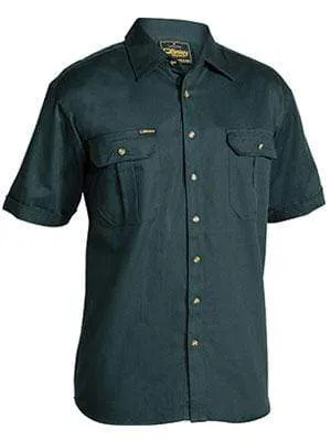 Bisley Workwear Original Cotton Drill Short Sleeve Shirt BS1433