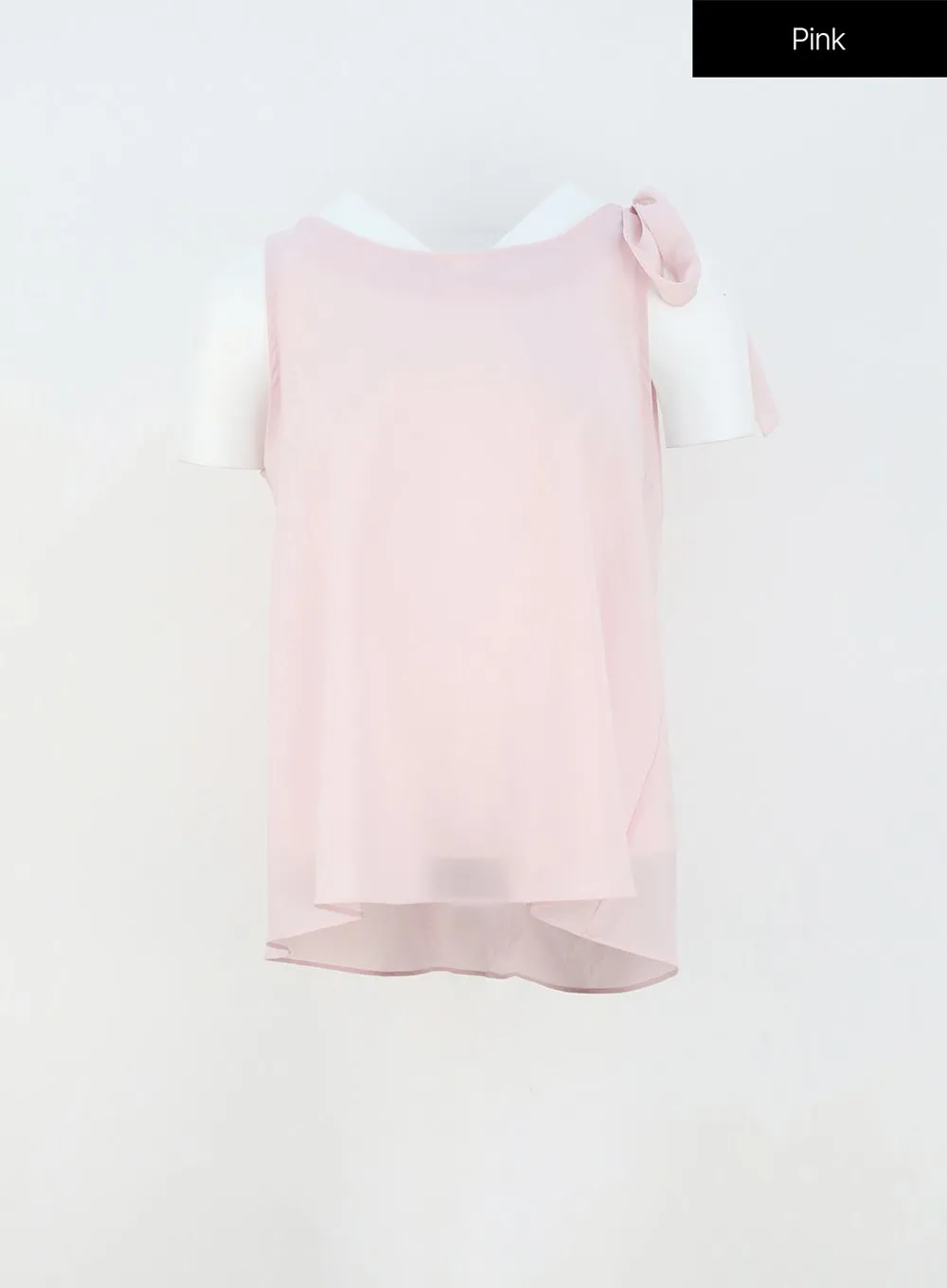 Bow Sleeveless Blouse OY330