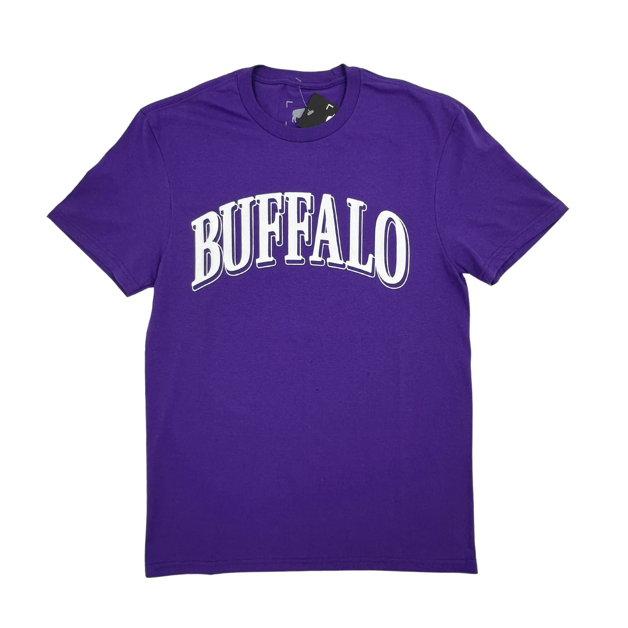 Buffalo Collegiate Style Purple Short Sleeve Shirt