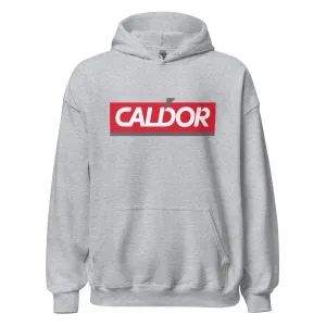 Caldor Retro Hoodie - Vintage 1990s Graphic Sweatshirt