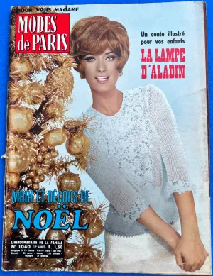 Christmas 1968  Fashions and Decor in French Modes de Paris