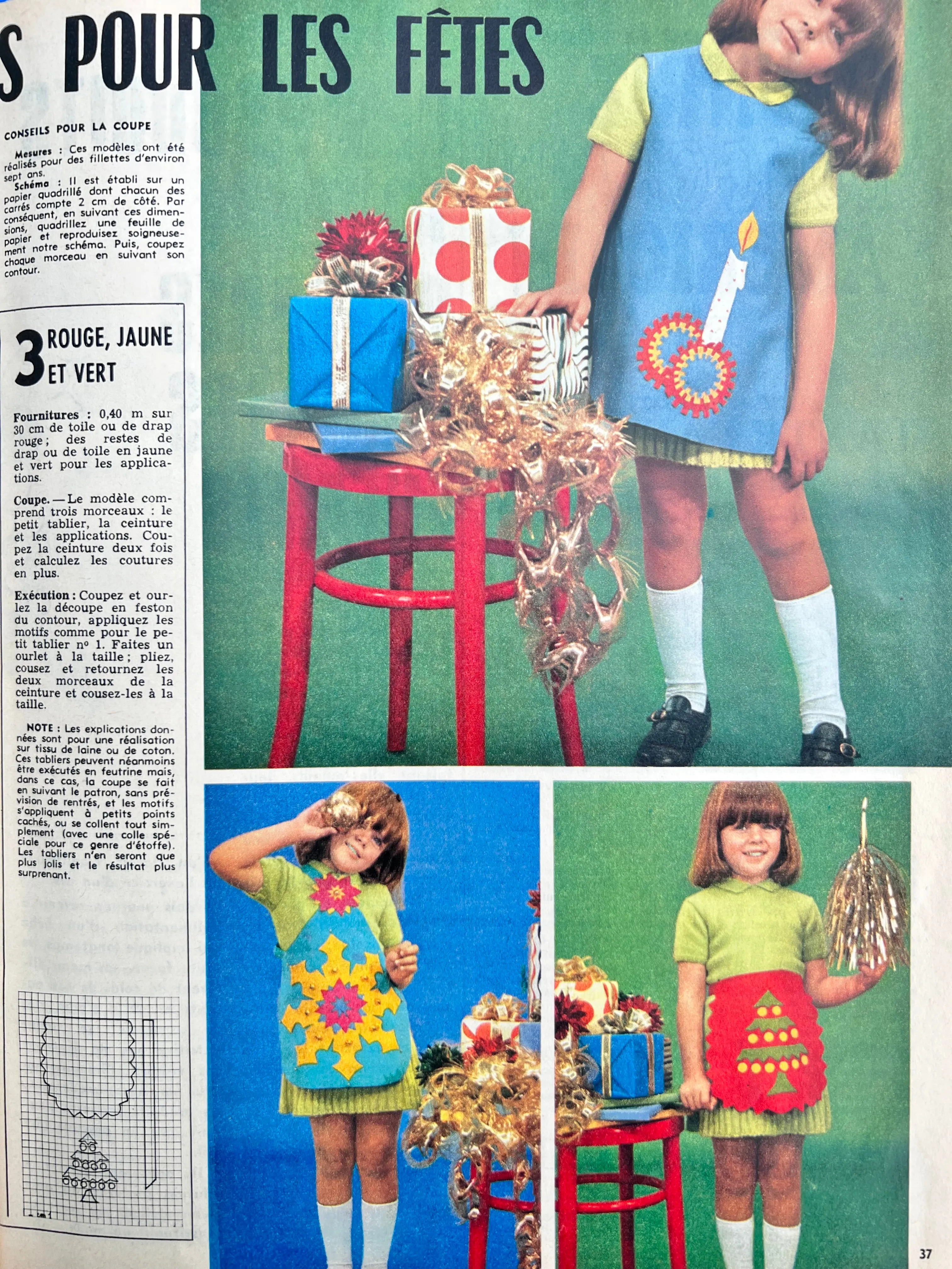 Christmas 1968  Fashions and Decor in French Modes de Paris