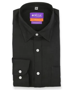 DÉCLIC Caldo Linen Shirt - Black