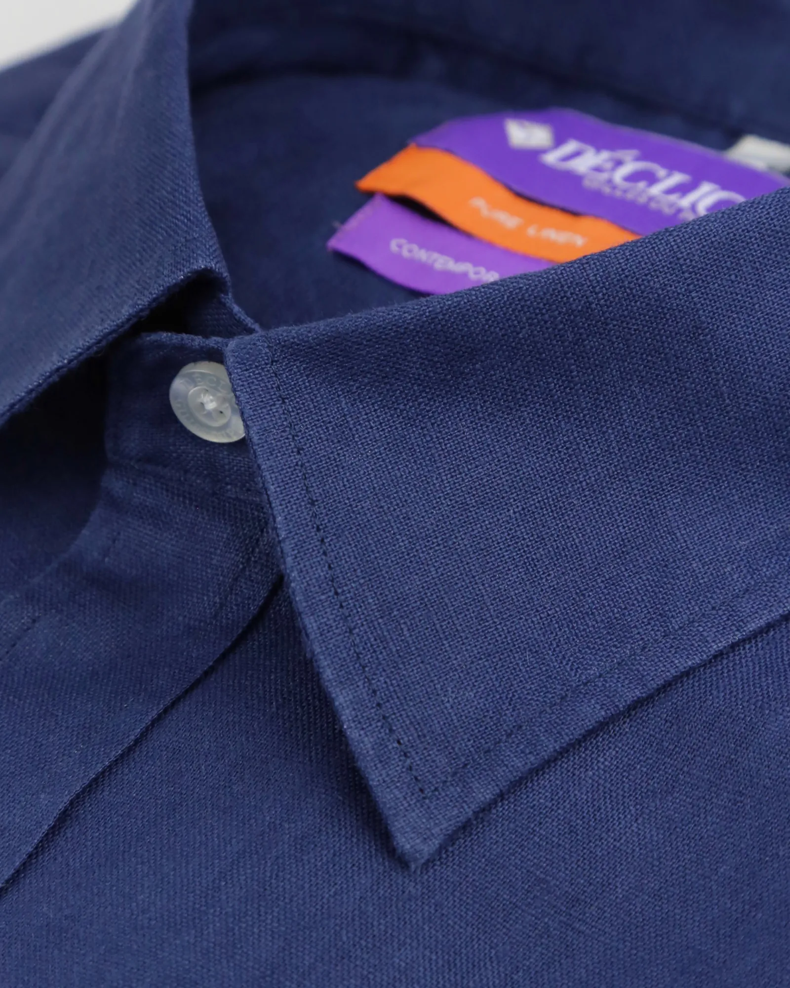 DÉCLIC Dune Linen Shirt - Navy