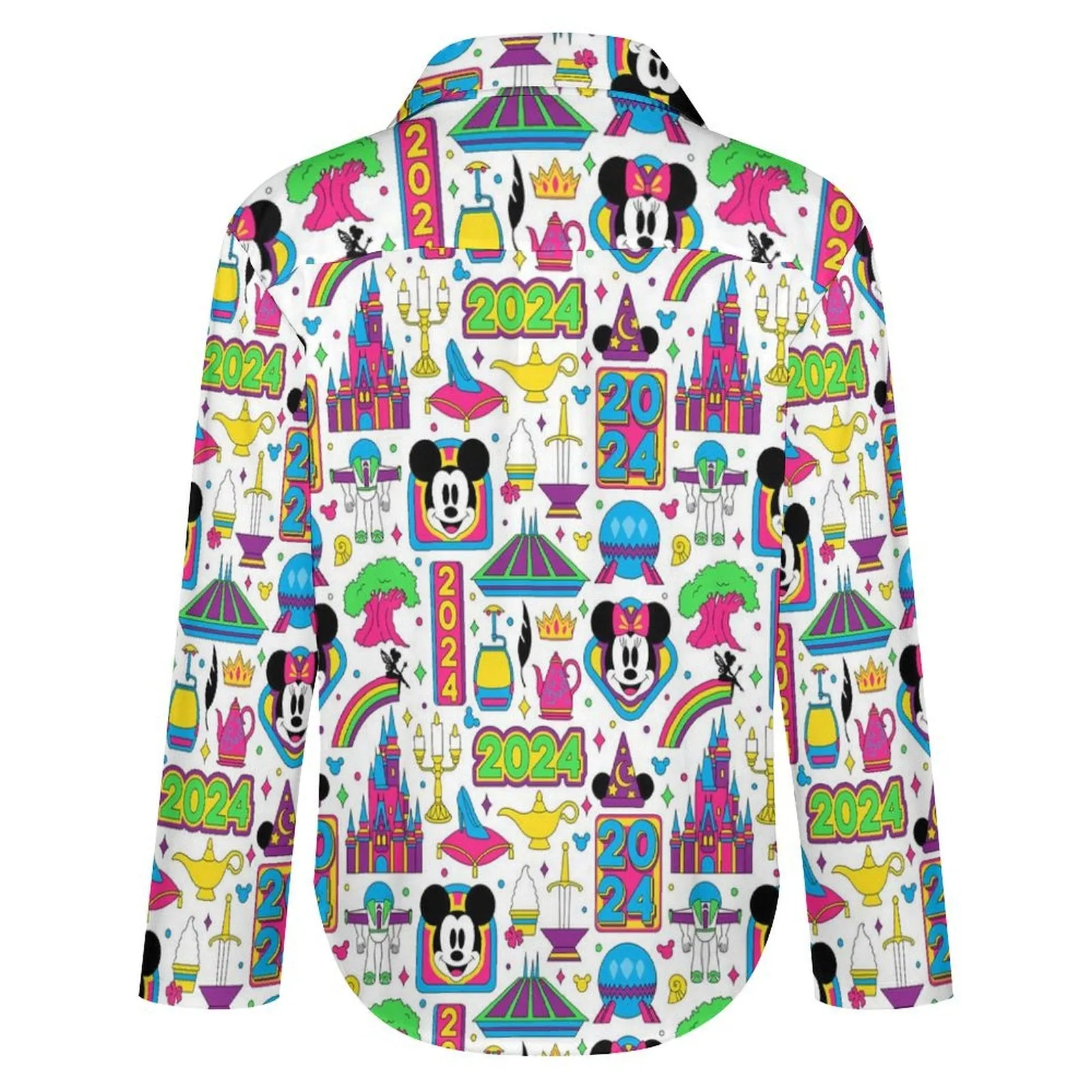 Disney 2024 Long Sleeve Button Up Blouse