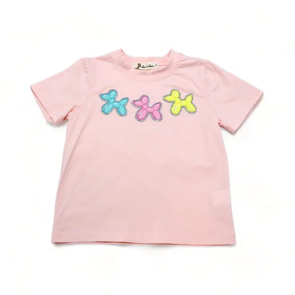 Doggy Patch Tee - pink