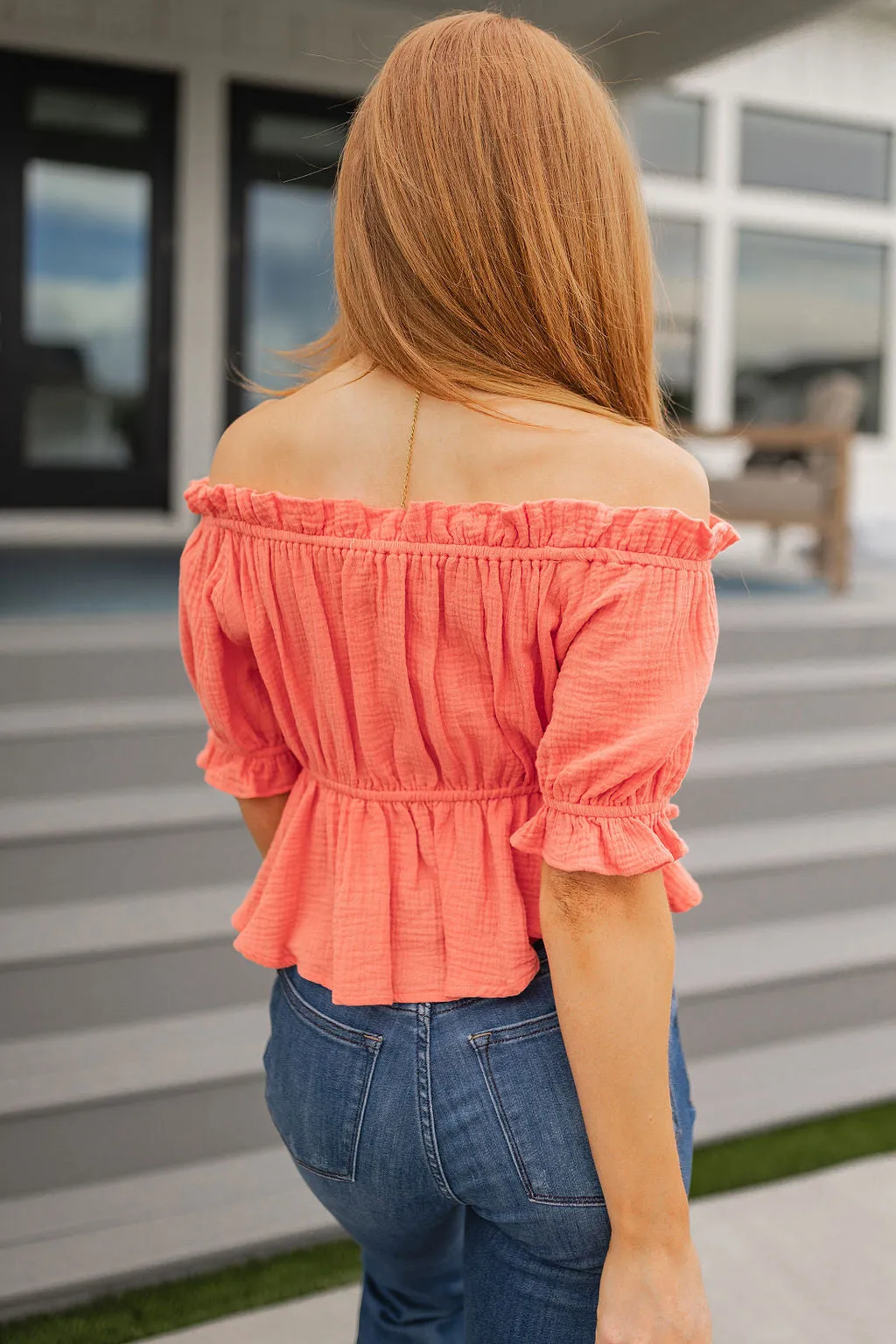 Don't Be Shy Off the Shoulder Blouse - Bibi