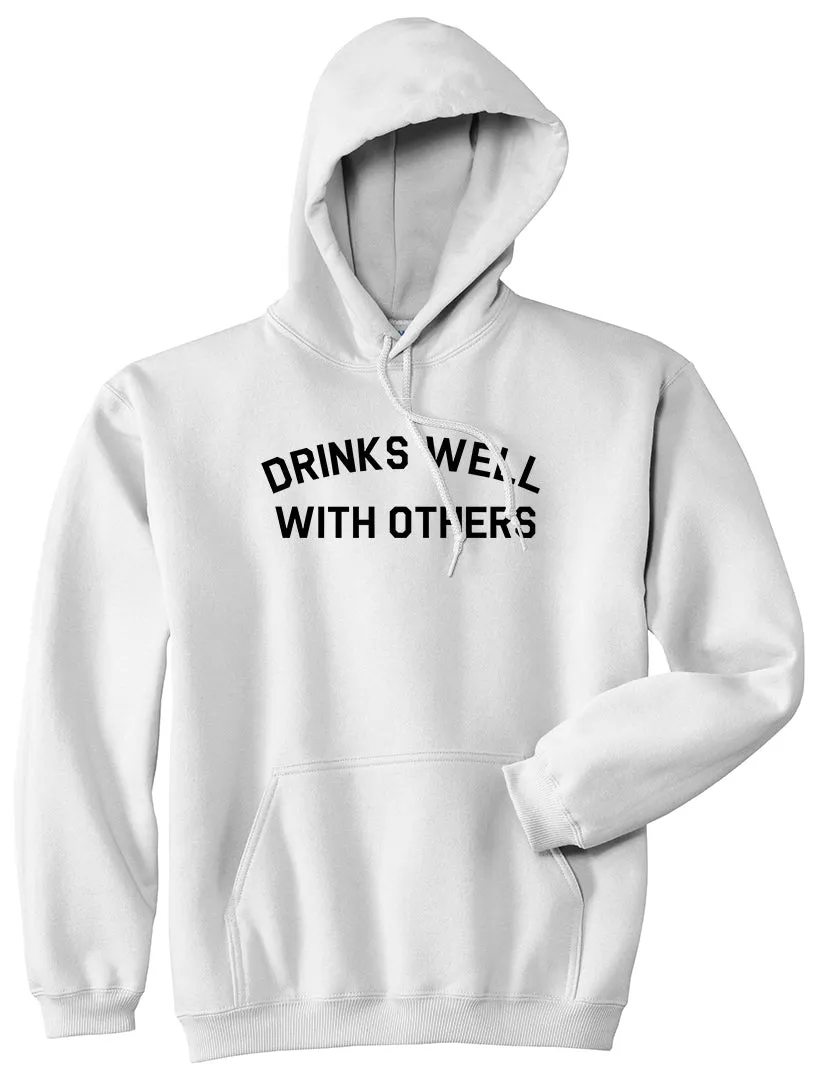 Drinks Well With Others Mens Pullover Hoodie