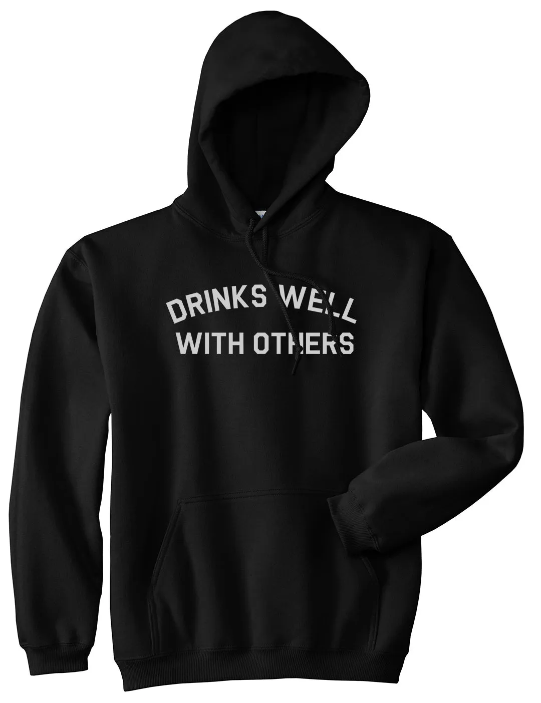 Drinks Well With Others Mens Pullover Hoodie