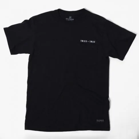 Fellowship Supply Co. Tried and True Men's Black Pocket Tee