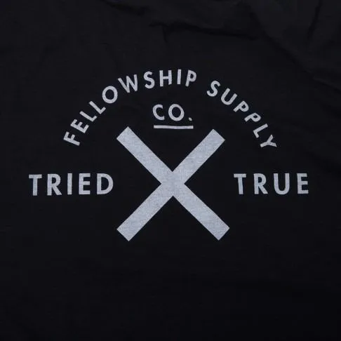 Fellowship Supply Co. Tried and True Men's Black Pocket Tee