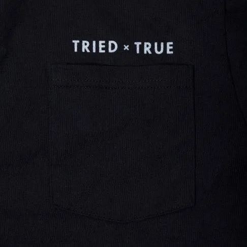 Fellowship Supply Co. Tried and True Men's Black Pocket Tee