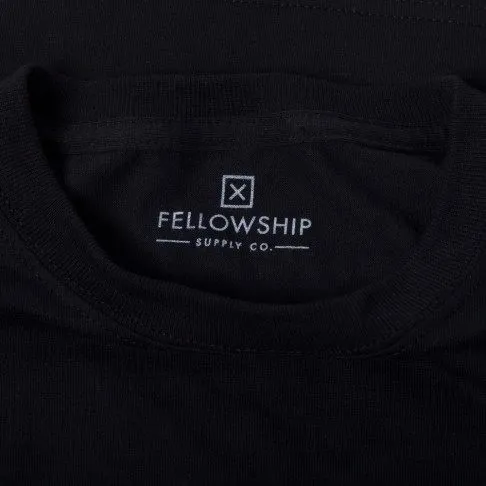 Fellowship Supply Co. Tried and True Men's Black Pocket Tee