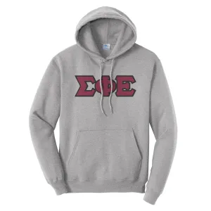 Greek Letter Graphic Hoodie