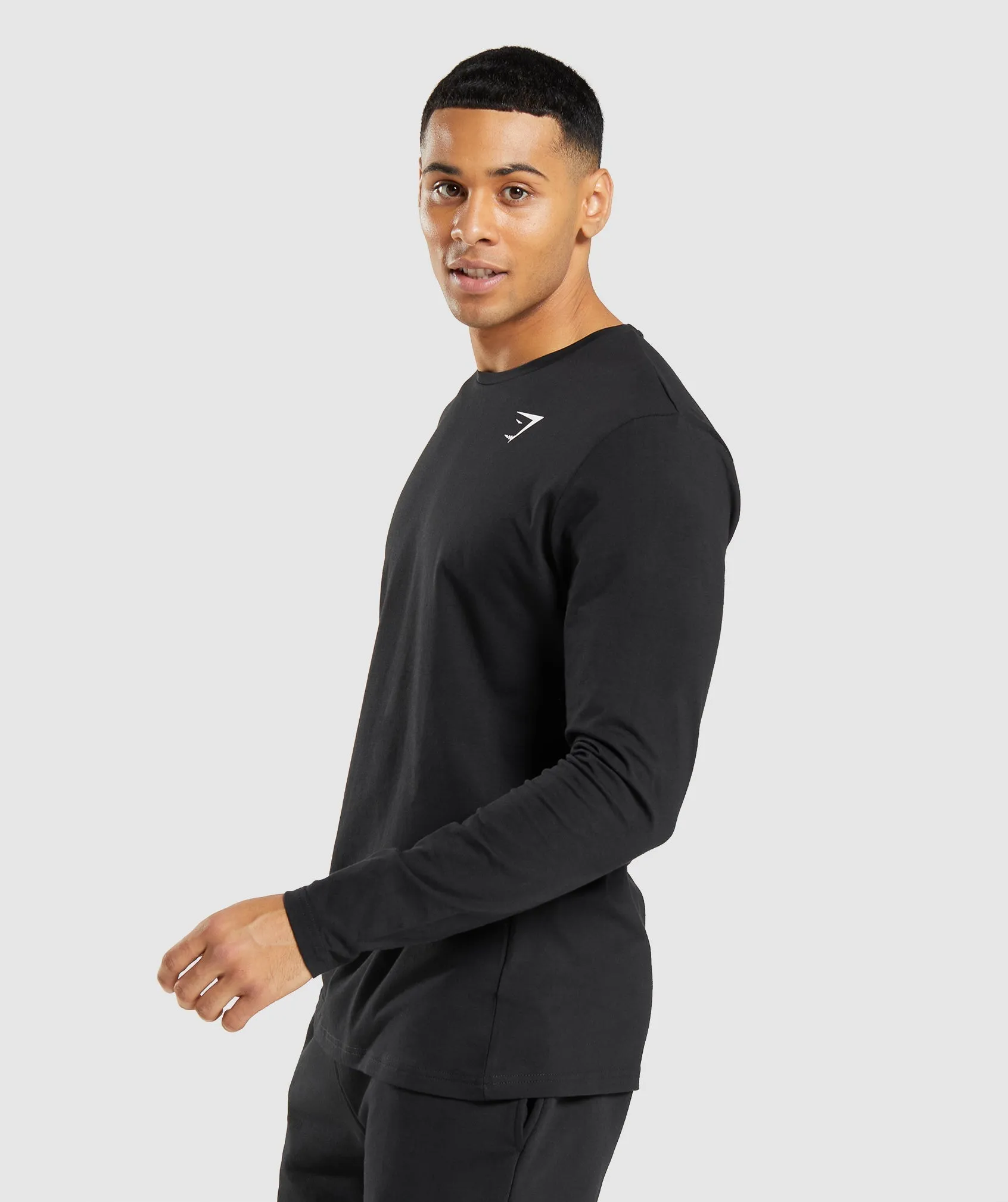 Gymshark Essential Long Sleeve T-Shirt - Black