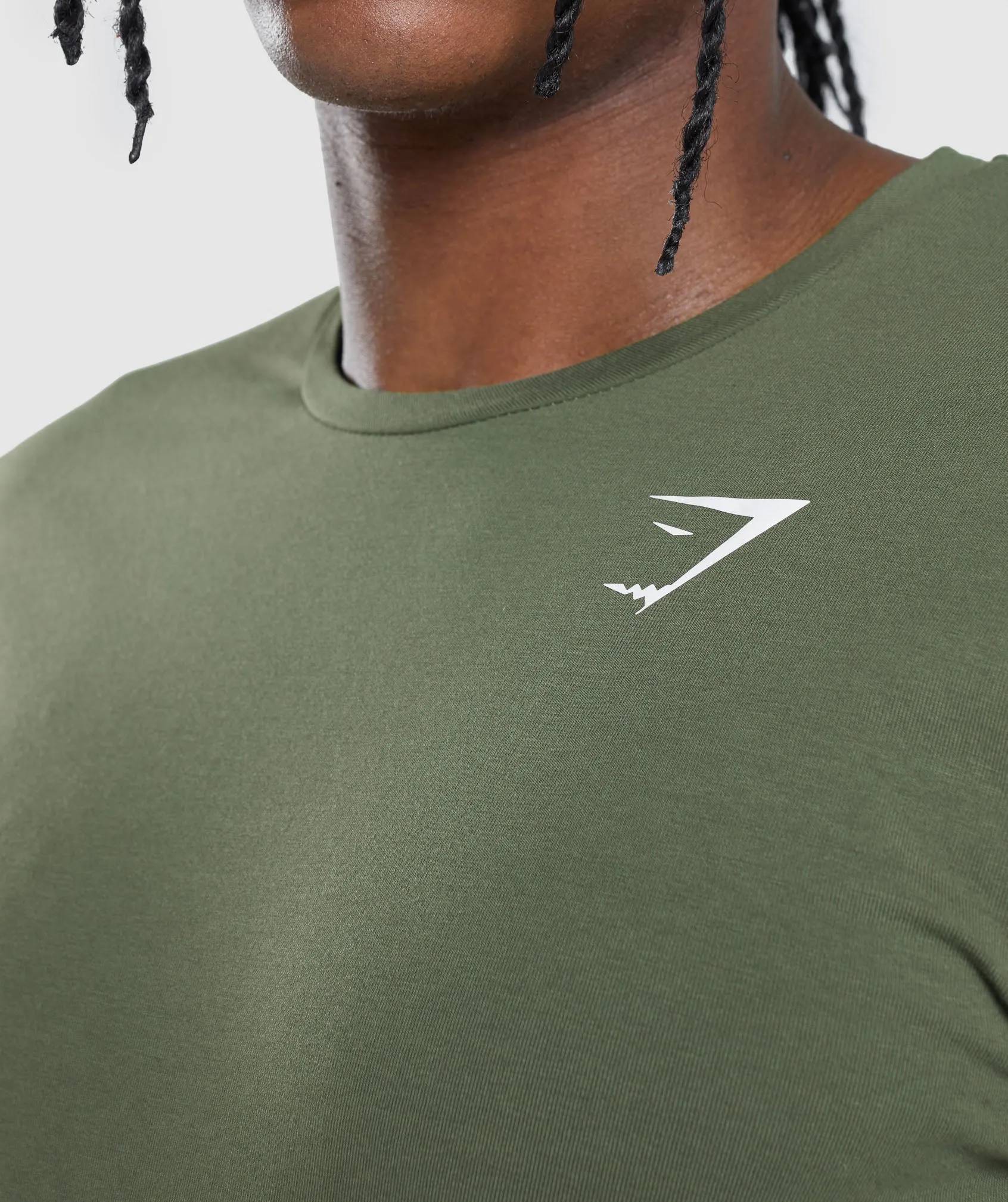 Gymshark Essential Long Sleeve T-Shirt - Core Olive