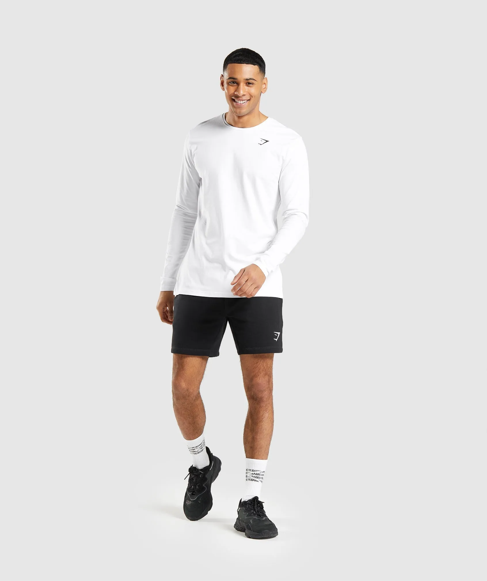 Gymshark Essential Long Sleeve T-Shirt - White