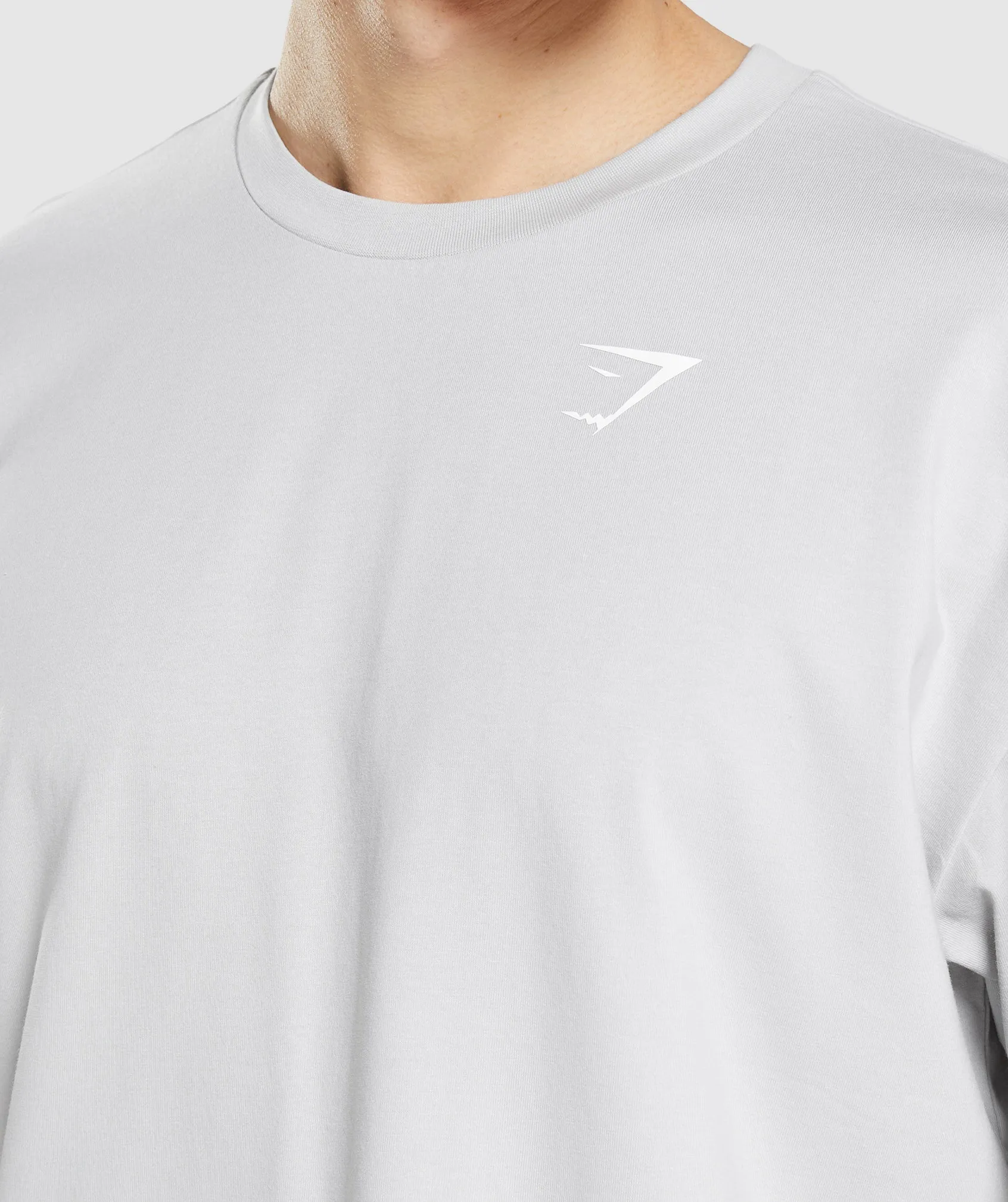 Gymshark Essential Oversized T-Shirt - Light Grey