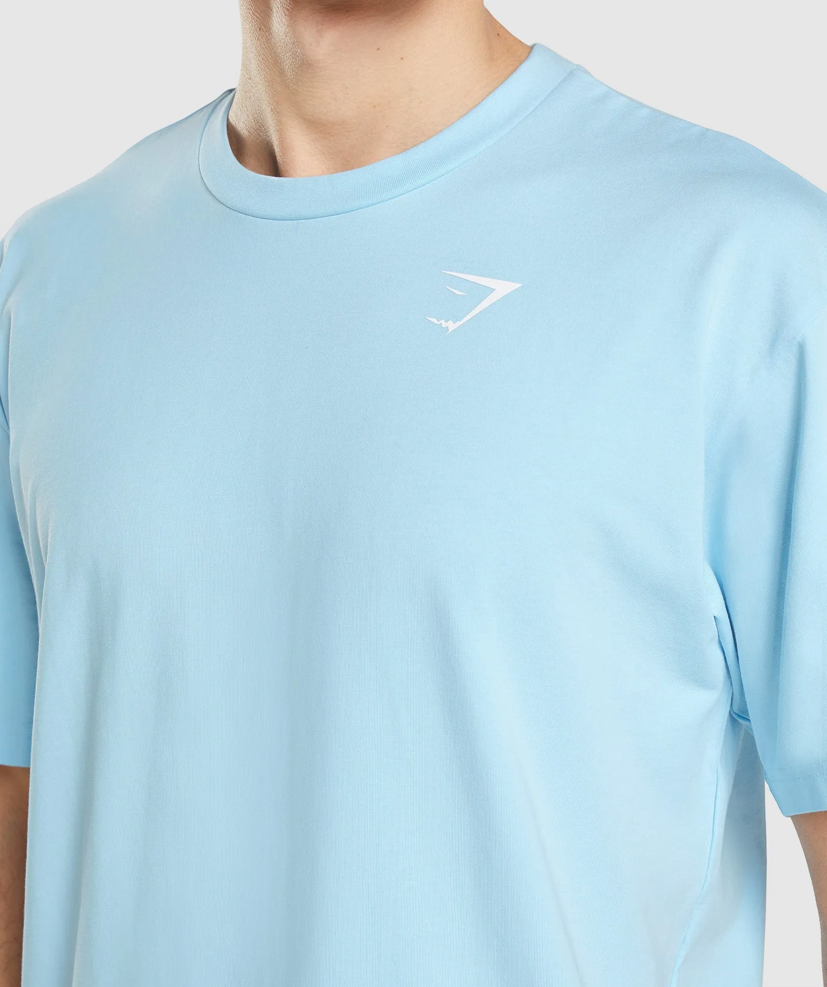 Gymshark Essential Oversized T-Shirt - Linen Blue