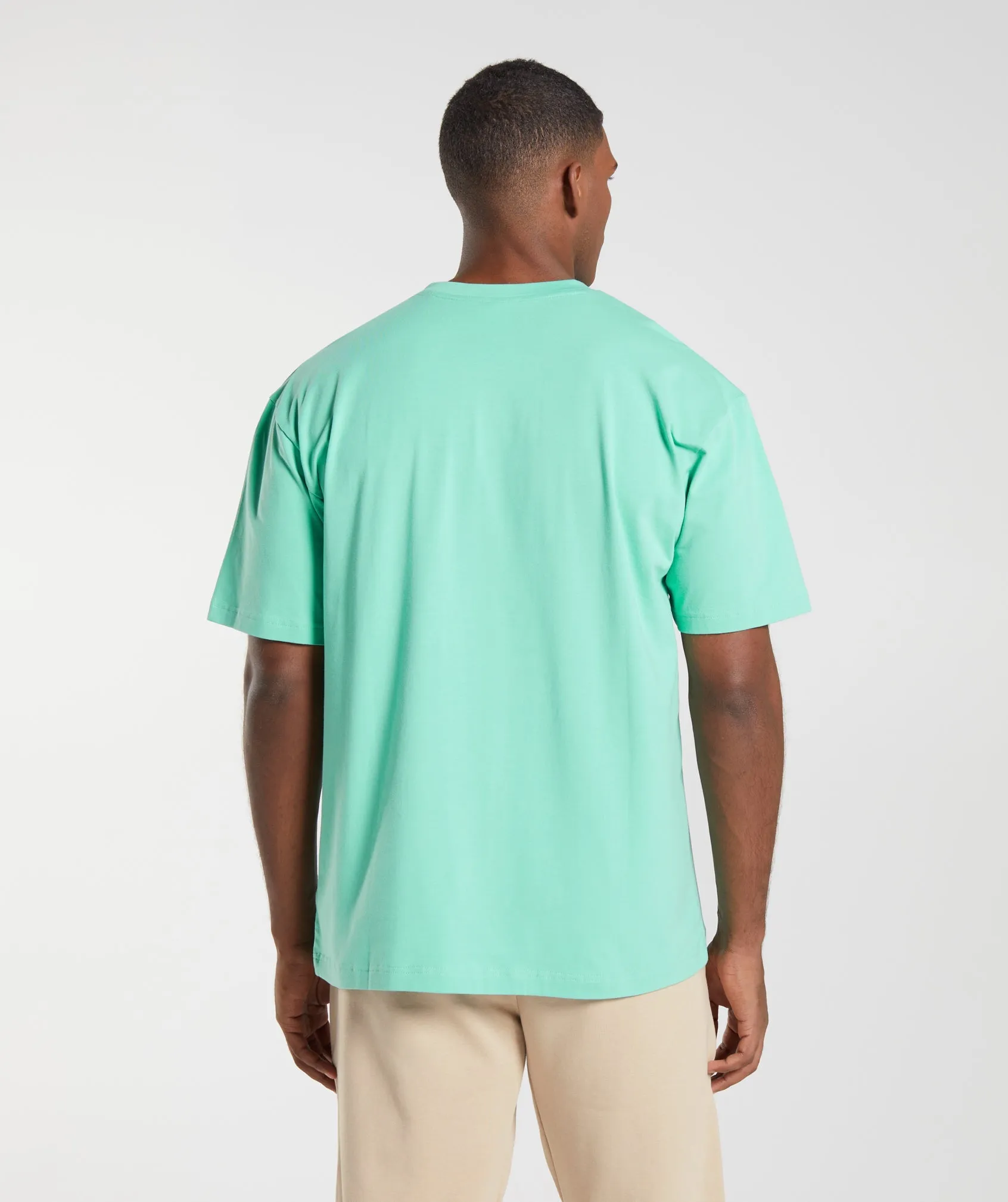 Gymshark Essential Oversized T-Shirt - Oxidized Green