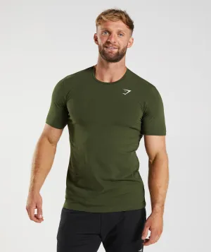 Gymshark Essential T-Shirt - Moss Olive