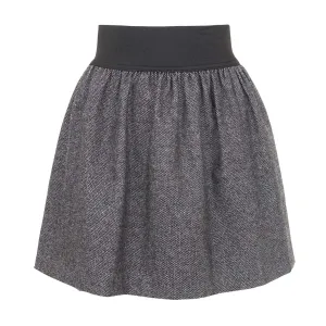 Heather Pull-Up Mini Skirt