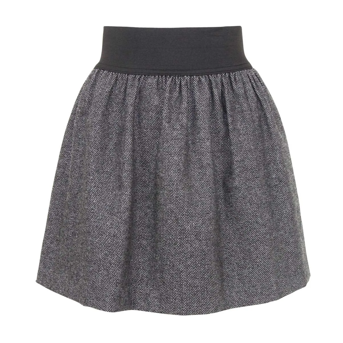 Heather Pull-Up Mini Skirt