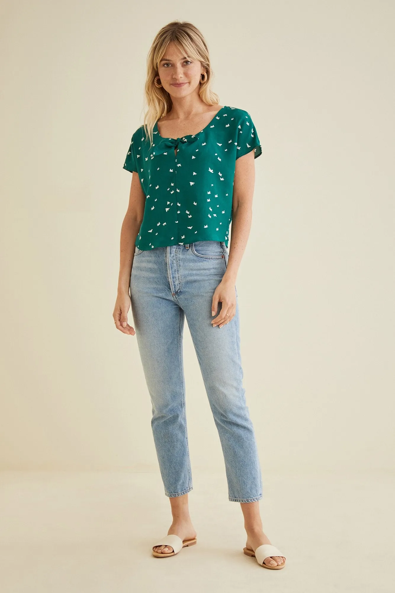 Hester Cropped Blouse