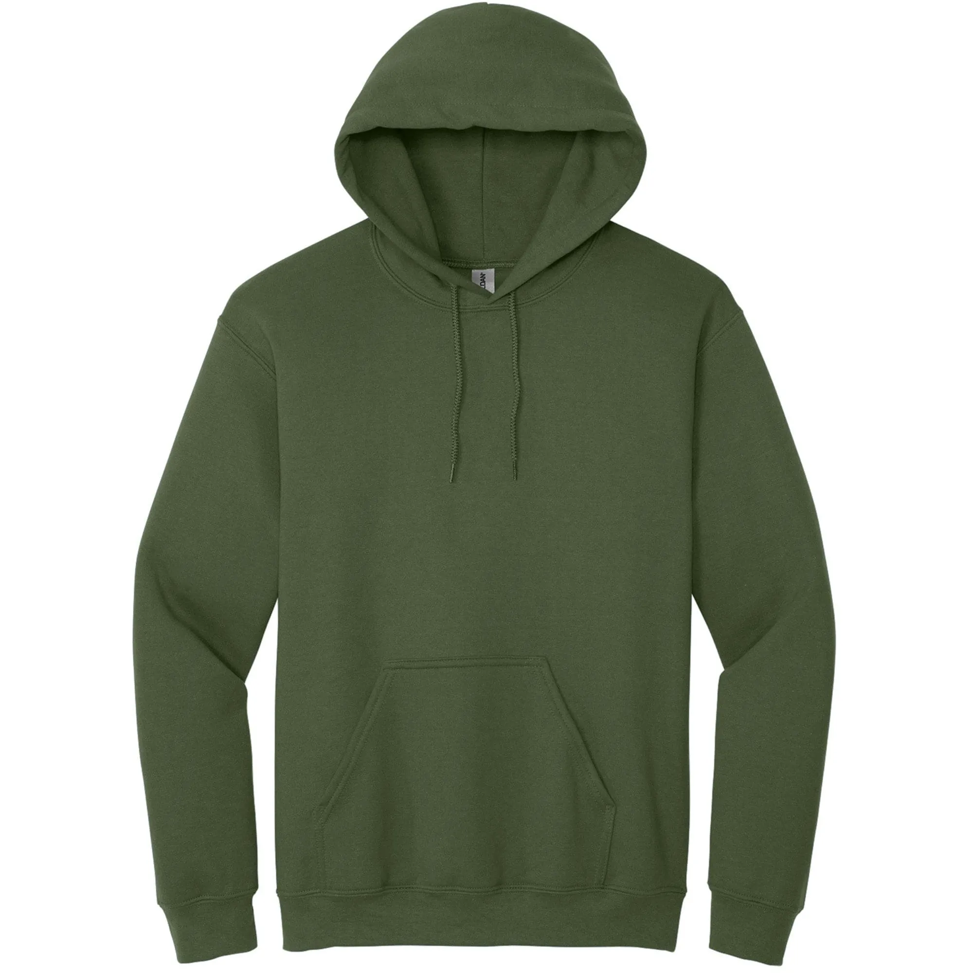 Hooded Long Sleeve Sweatshirt - Military Green