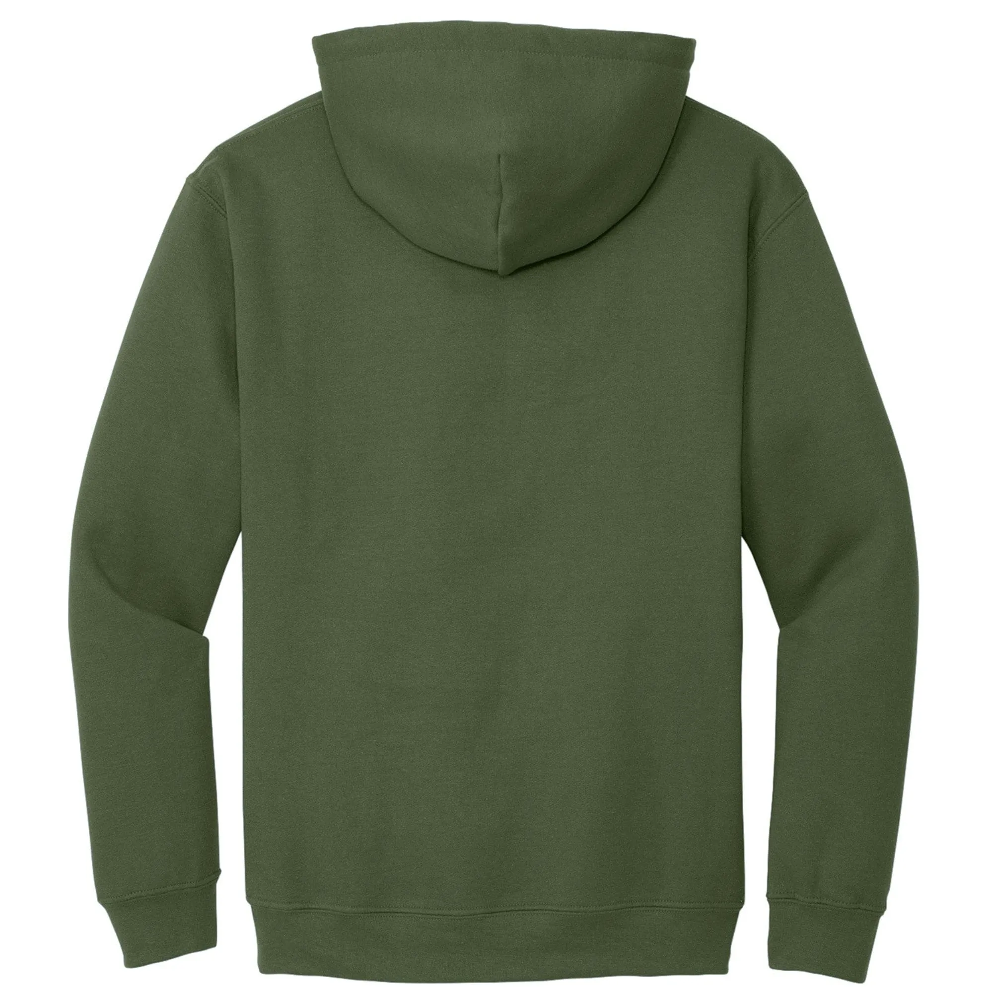 Hooded Long Sleeve Sweatshirt - Military Green