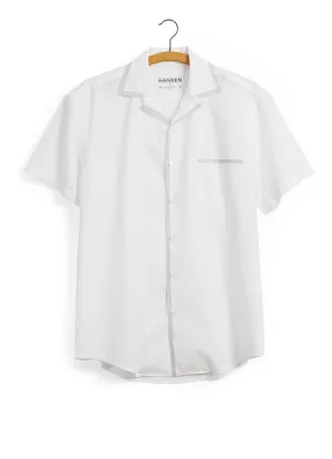 JONNY | Short Sleeve Shirt | White