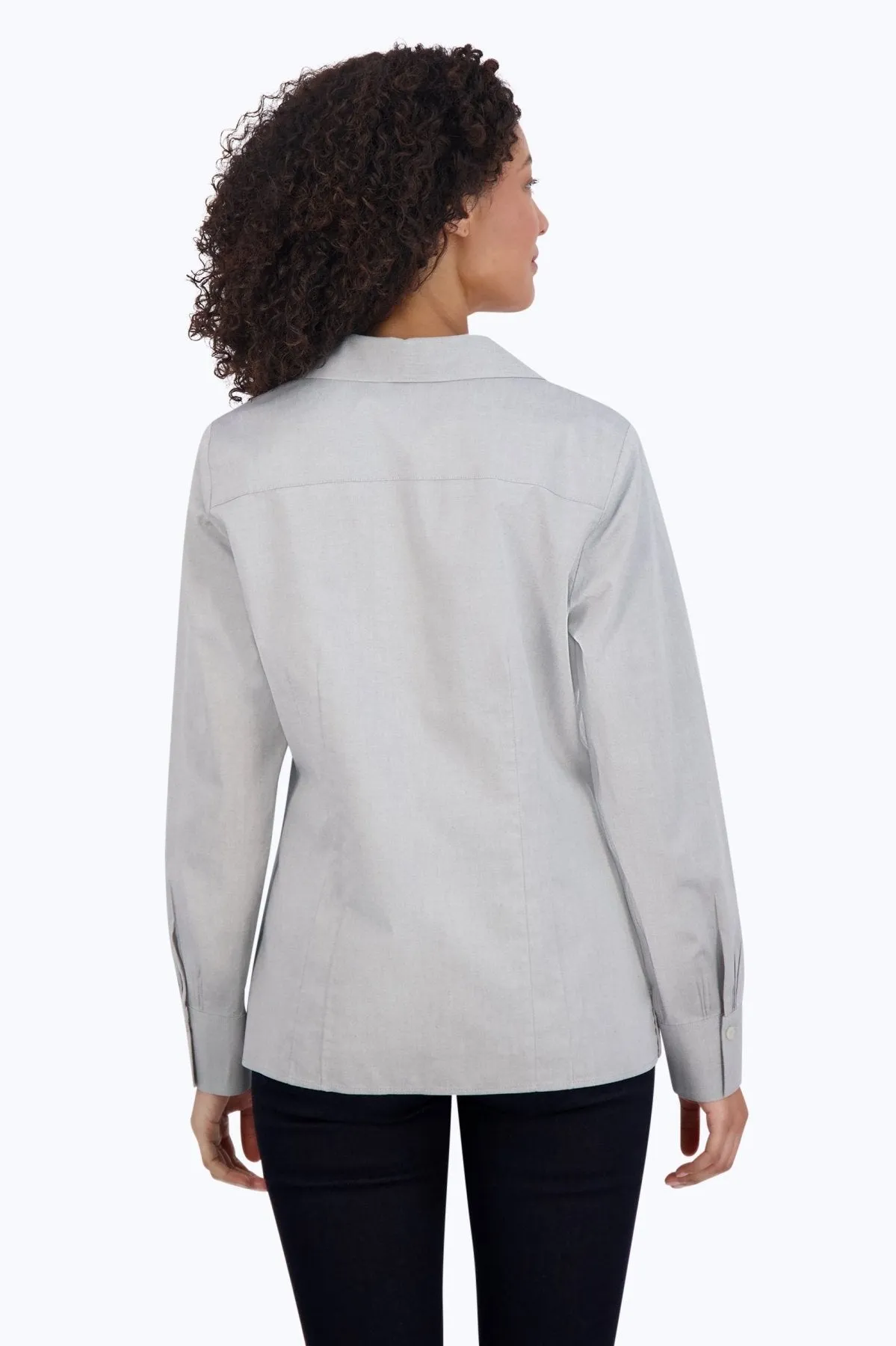 Katie Long Sleeve Pinpoint No Iron Shirt