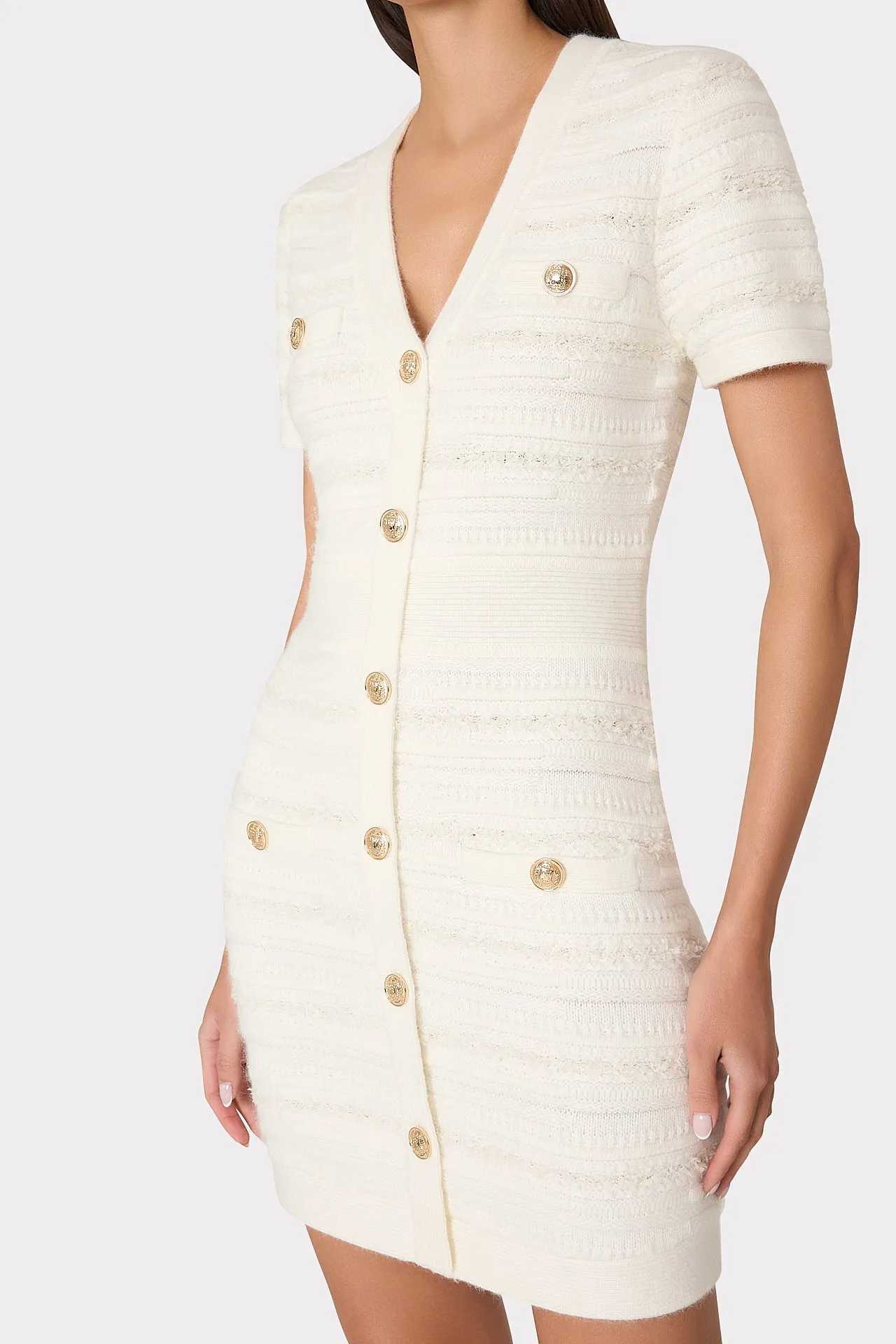 Kennedy Textured Knit Mini Dress