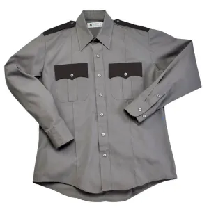 Liberty Uniform Long Sleeve Police Shirt, 65% polyester, 35% cotton, 2-tone