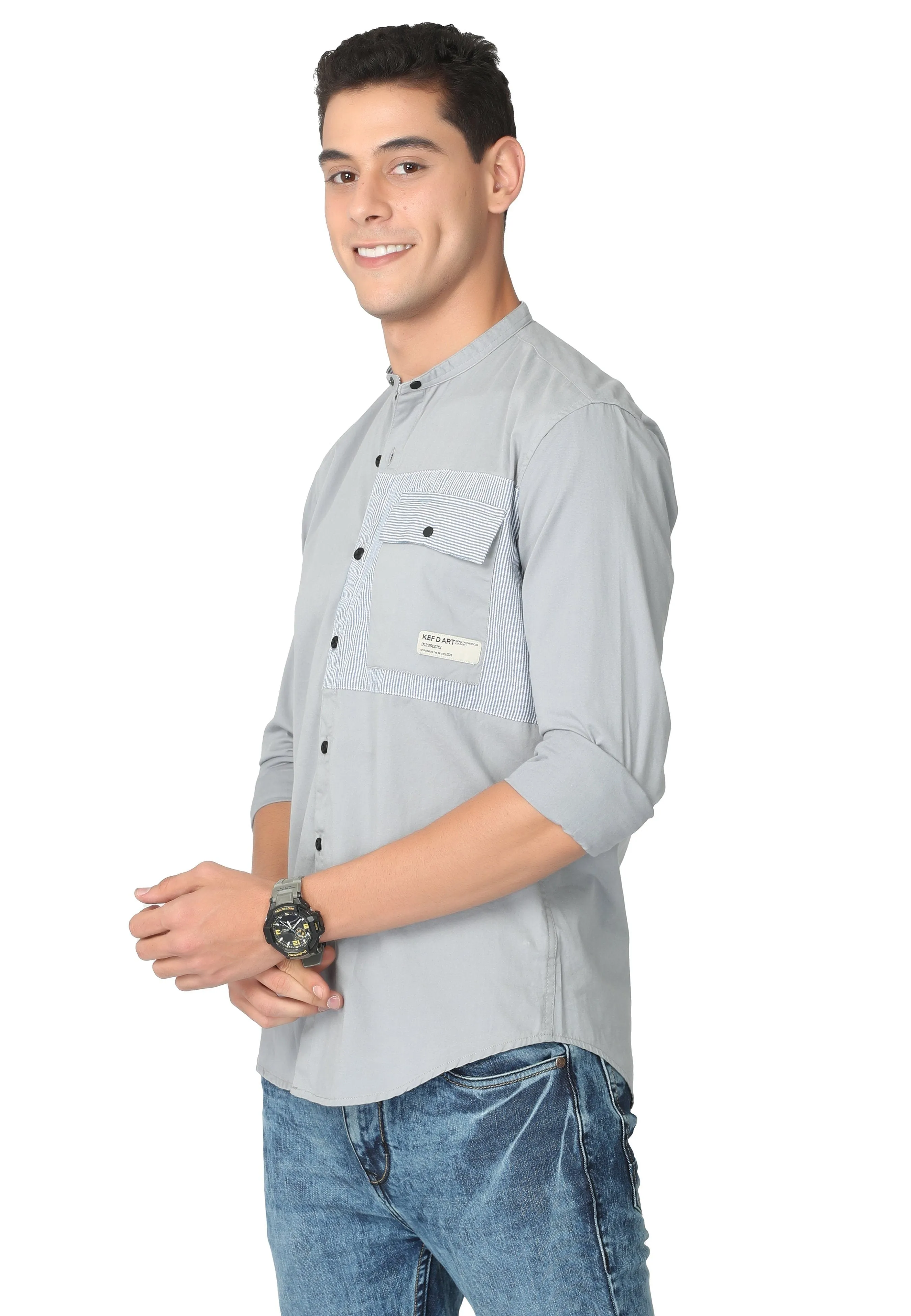 Light Grey Casual Shirt