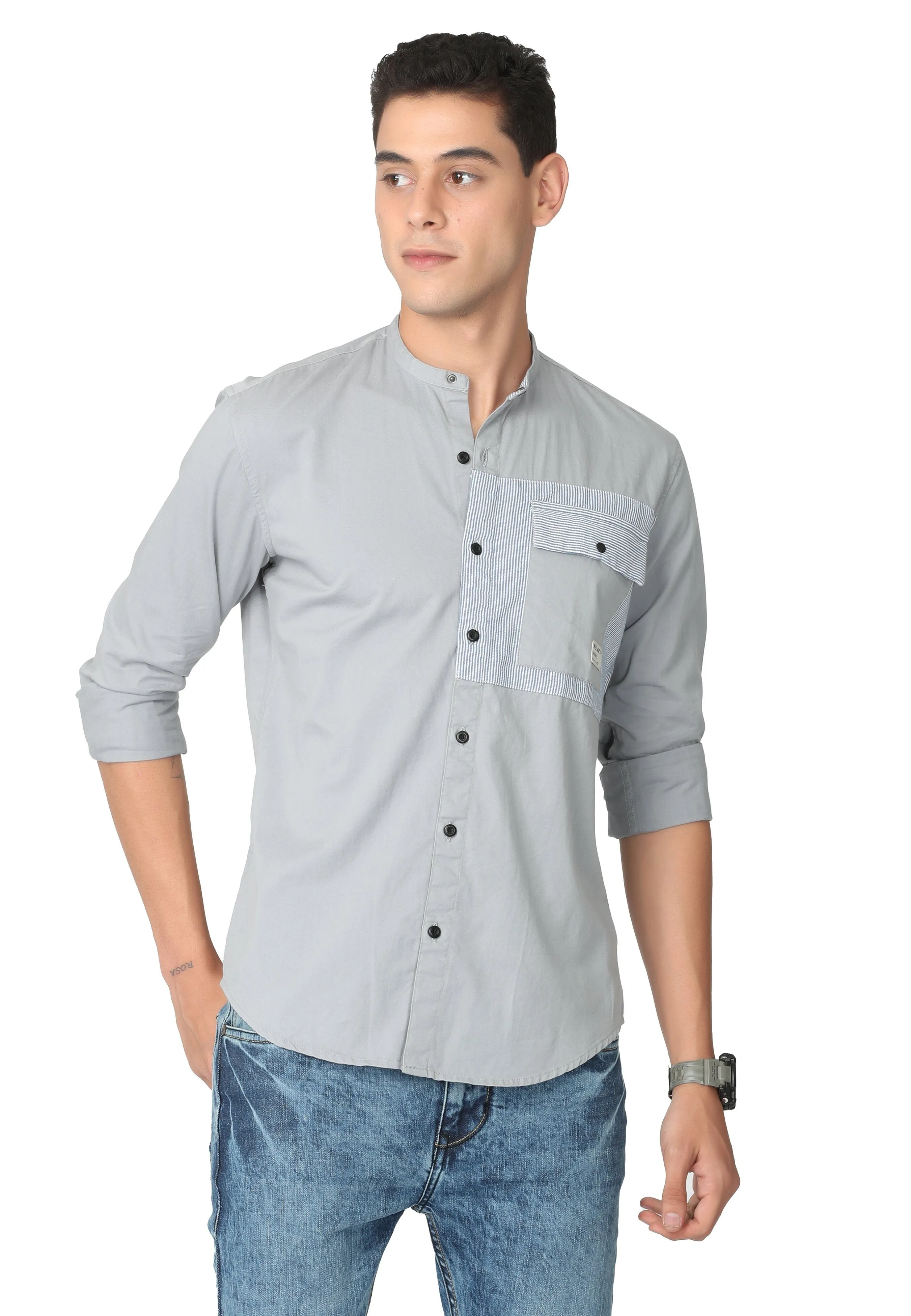 Light Grey Casual Shirt