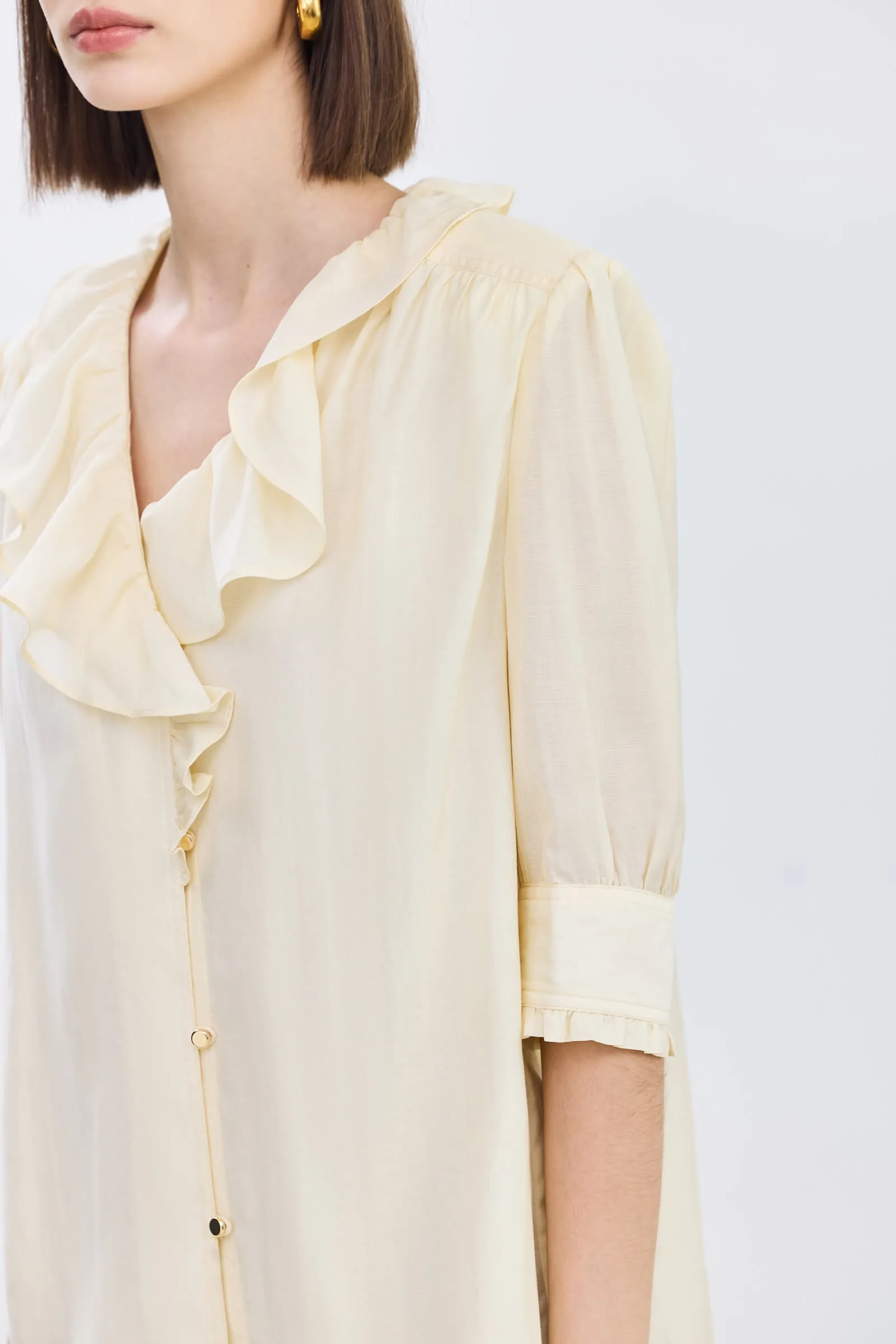 LILY Frilled Collar Shirt