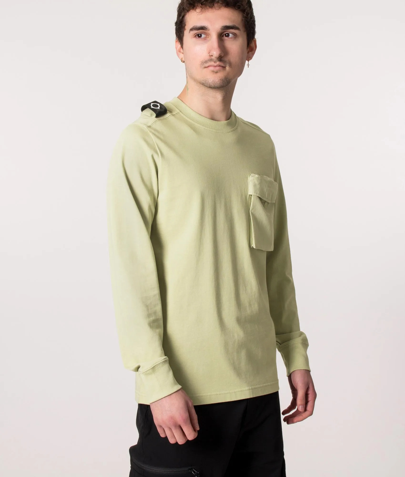 Long Sleeve Cargo Pocket T-Shirt