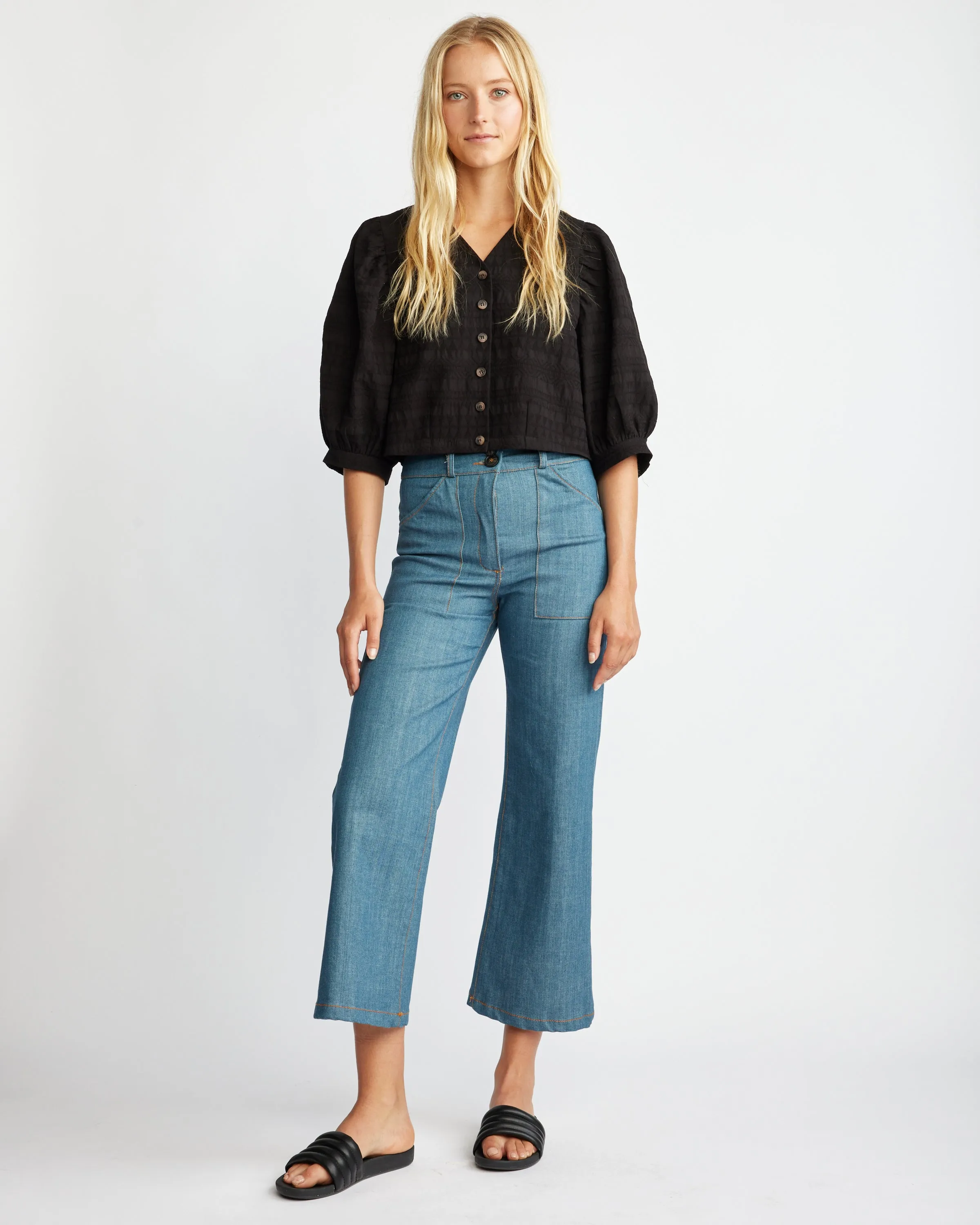 Marge Crop Blouse