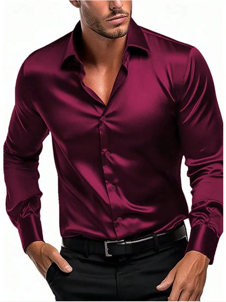 Men's British Style Shirt Long Sleeve