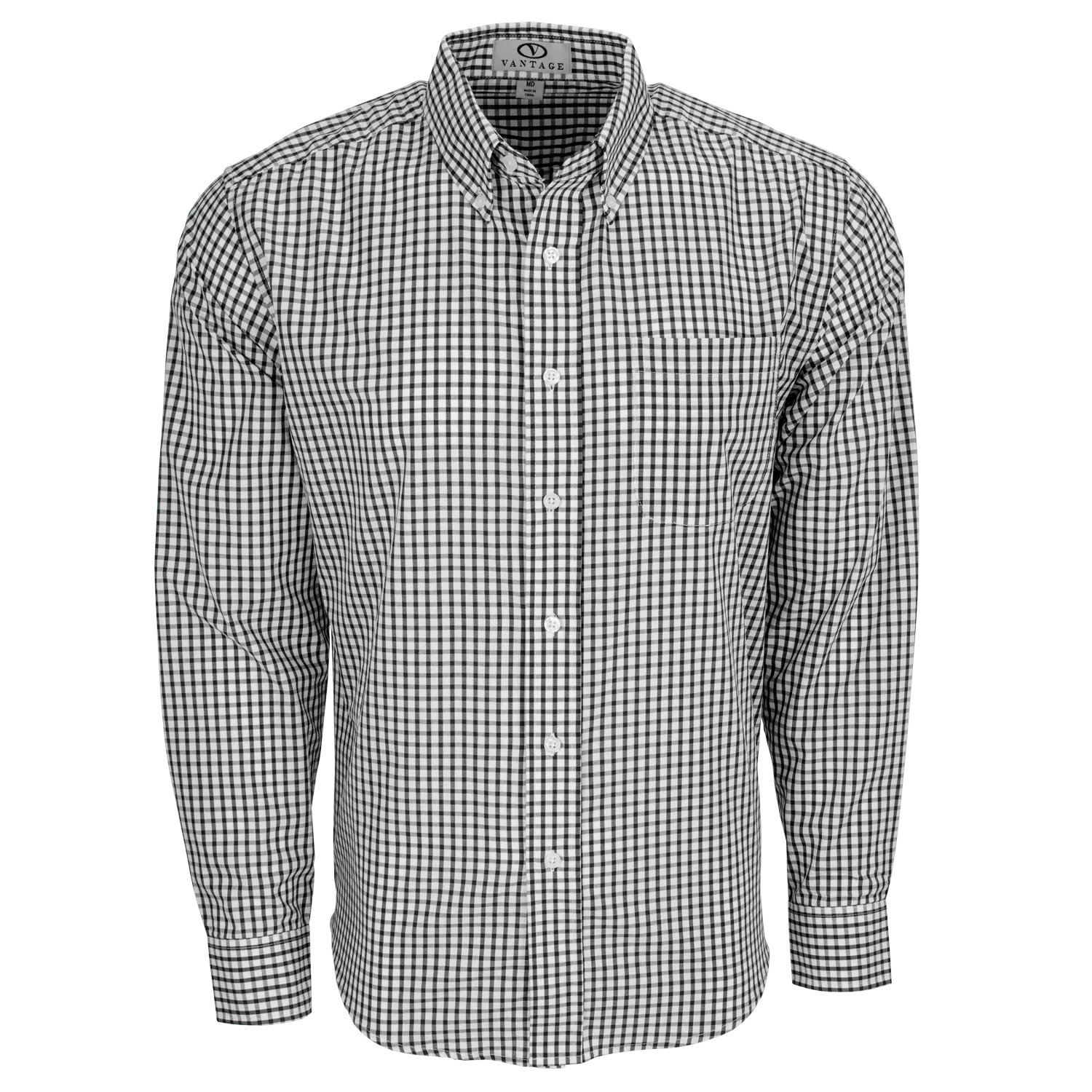 Men's Easy Care Gingham Check Shirt