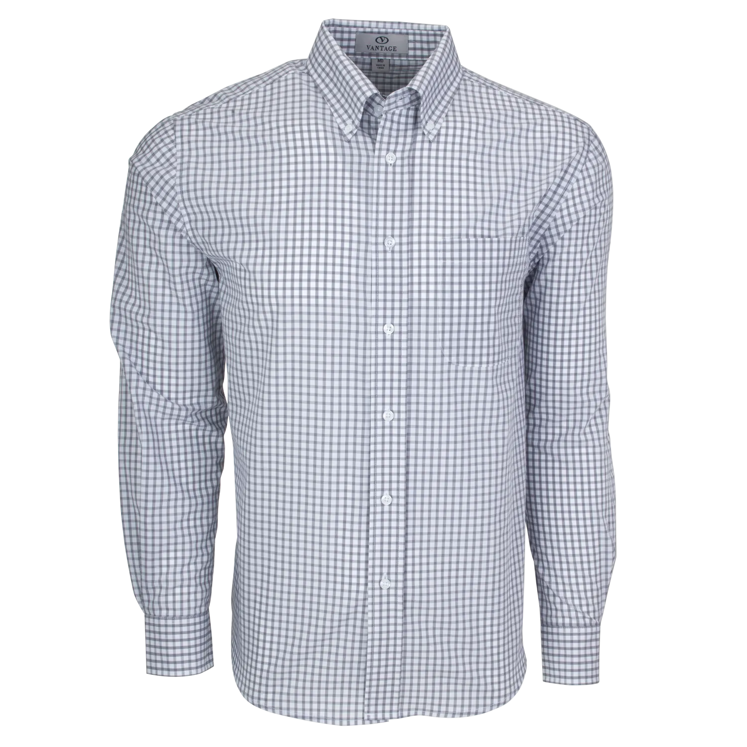 Men's Easy Care Gingham Check Shirt