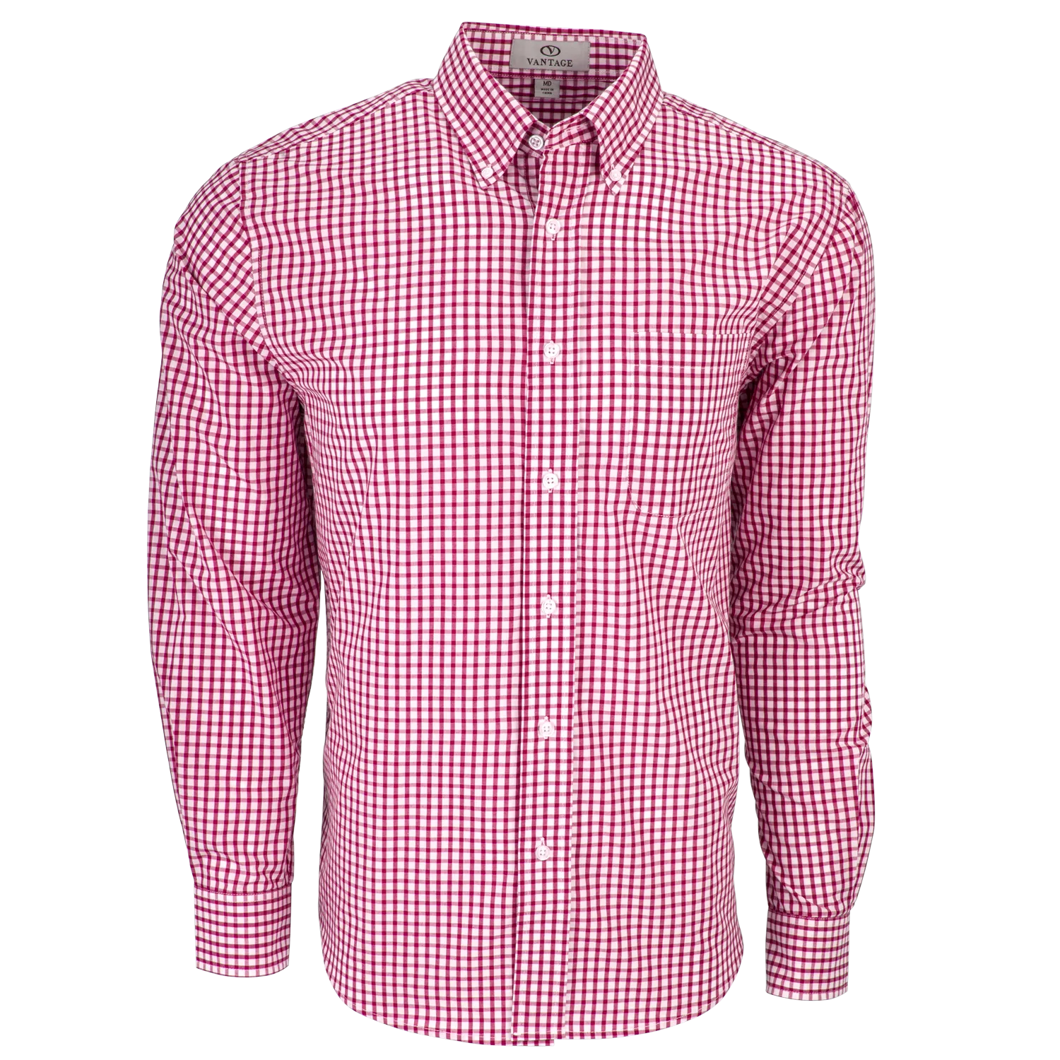 Men's Easy Care Gingham Check Shirt